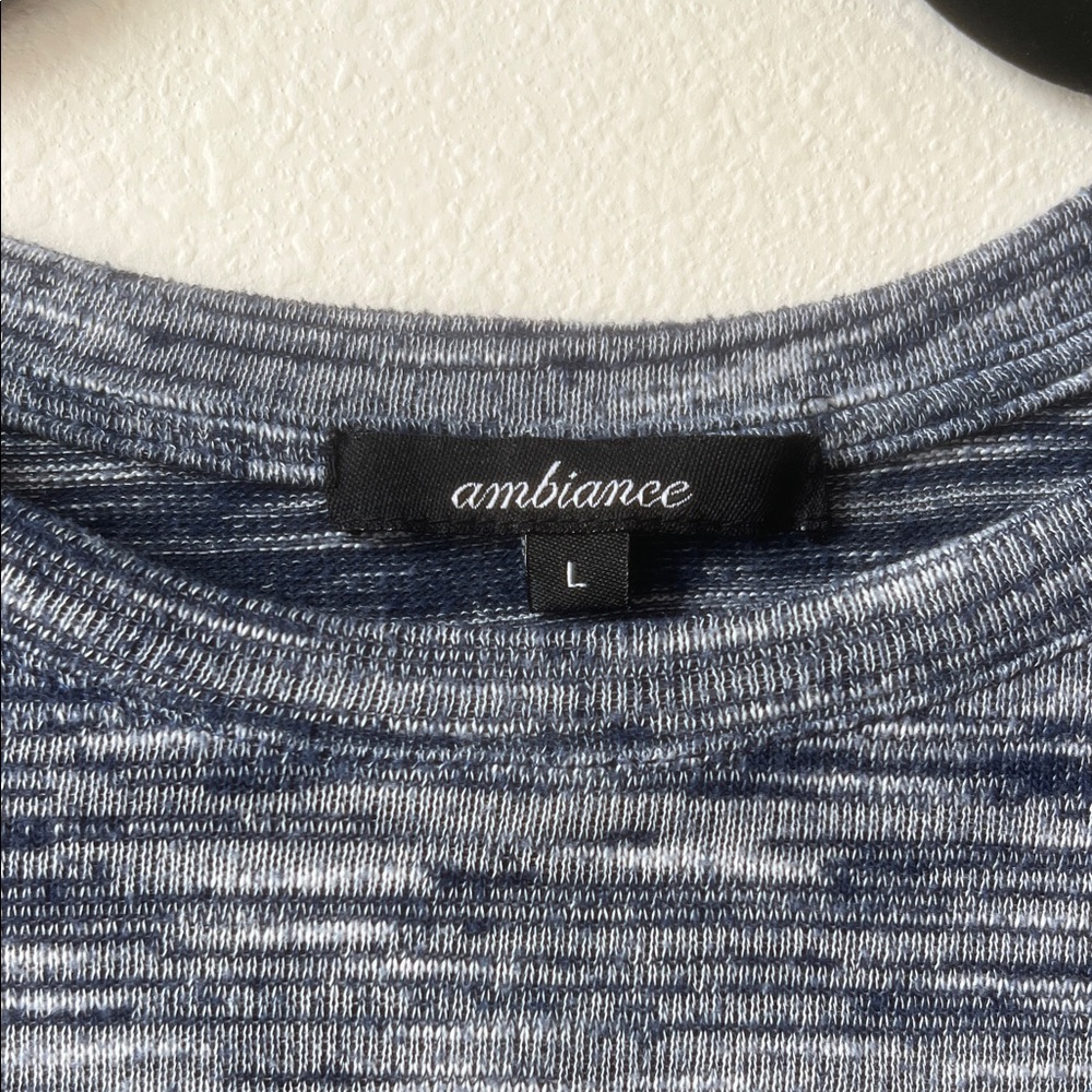 Ambiance Charcoal Heather Long Sleeve Tee - Picture 2 of 4